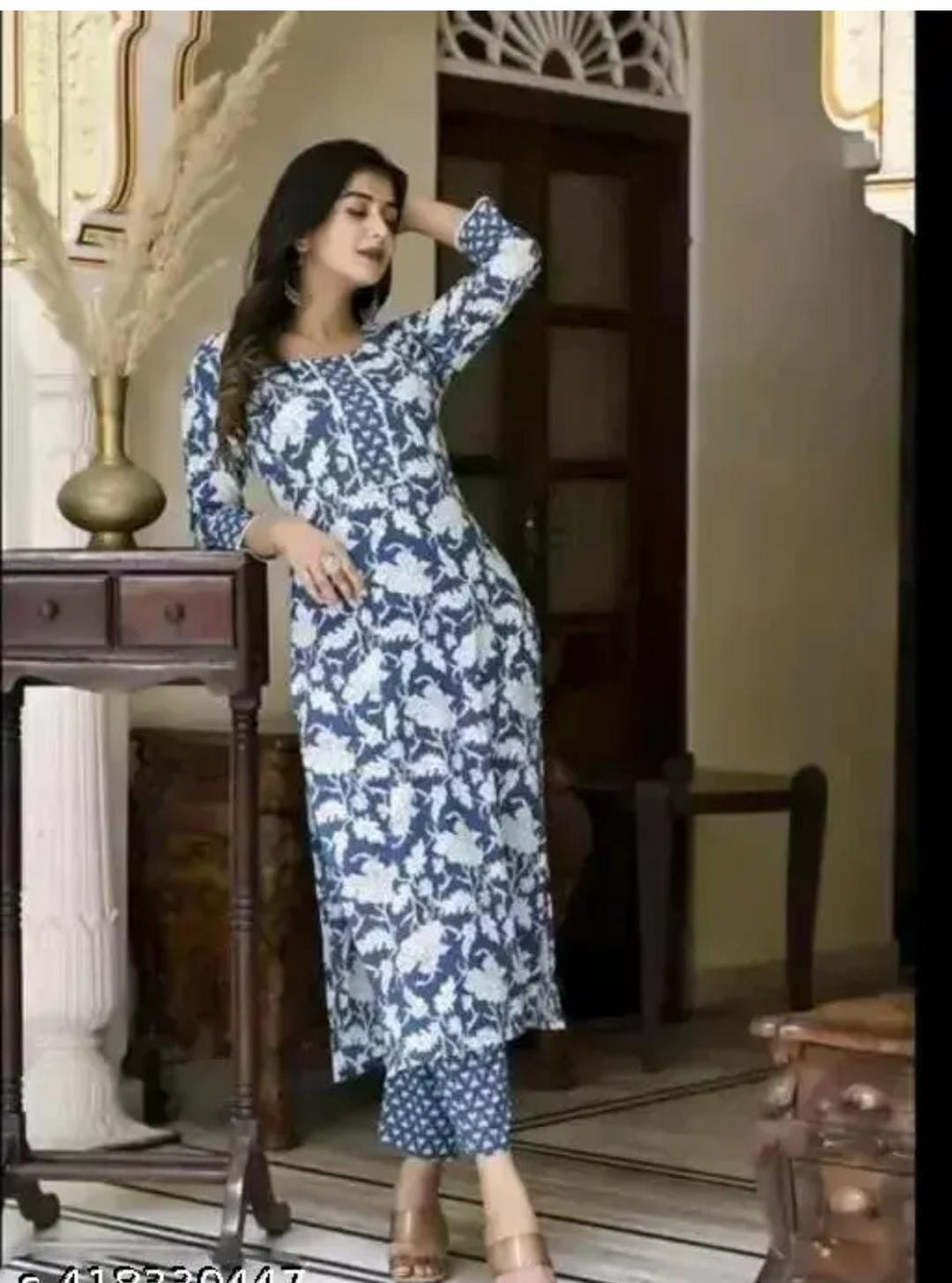 Women's Floral Printed Kurta Set – Ethnic Wear for Women