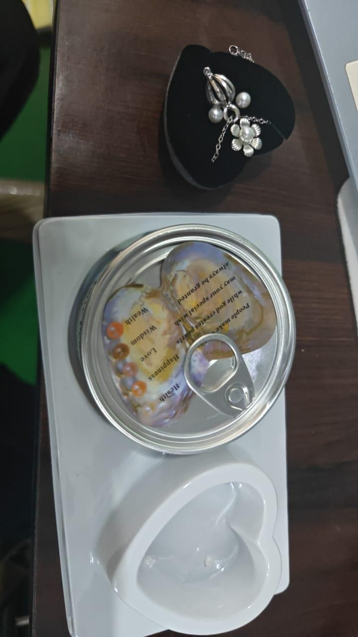 Real Pearl Necklace Set - Freshwater Pearl Jewellery in Oyster Shell Gift Box