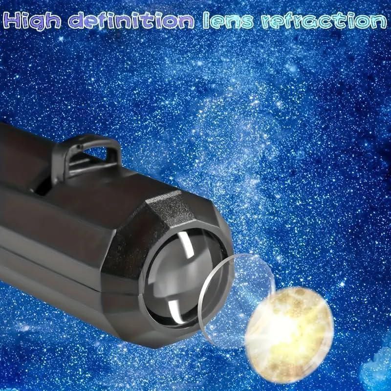 Galaxy Earth Rotating Night Lamp - USB LED Projection Light for Home Decor