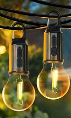 Decorative Hanging Bulb with 3 Light Modes – Tent Lamp for Camping & Home Decor (Pack of 2)