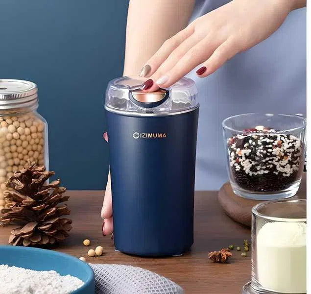 Electric Coffee Grinder – Portable One-Touch Spice & Coffee Bean Grinder