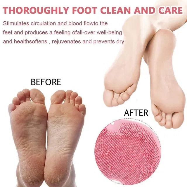 Silicone Multiuse Scrubber – Body, Bath & Foot Scrubber for Deep Cleansing