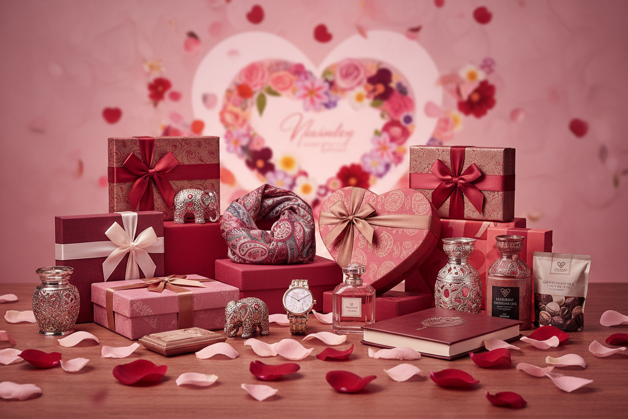 Valentine’s Collection

Make your Valentine’s Day special with meaningful gifts and stylish picks for your loved ones. for indian market and indian audiance and make sure not texts on images